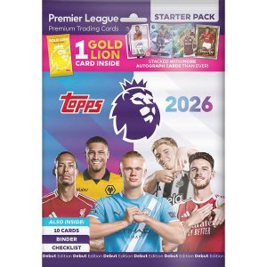 Topps premier league 2026 debut edition standard starter pack (ponad 10 kart)