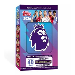 Topps premier league match attax 2026 debut edition mega tin (big game baller)