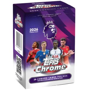 Topps 2026 TCG Chrome Premier League Soccer Value Box Karty TCG