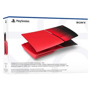 PS5 Console Covers Techno Red