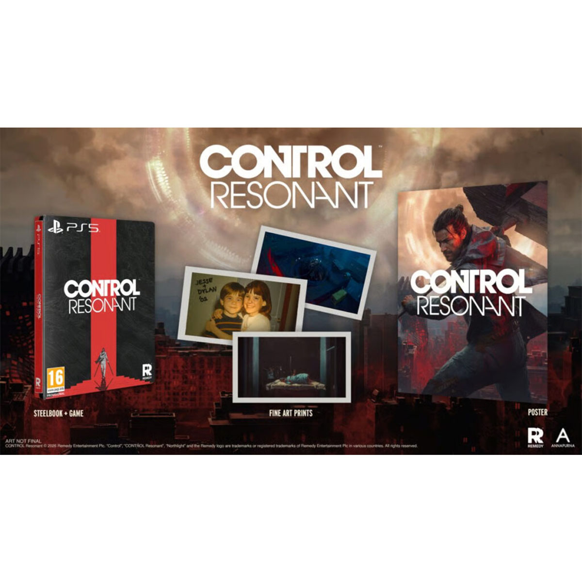 PS5 CONTROL Resonant Steelbook Edition.